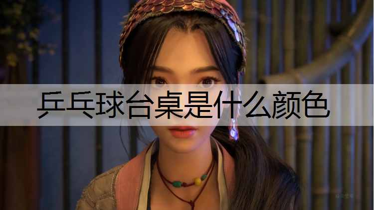 乒乓球台桌是什么颜色