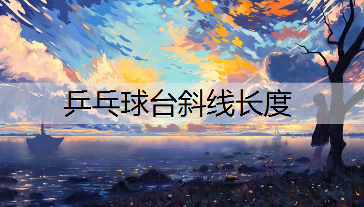乒乓球台斜线长度