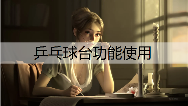 乒乓球台功能使用