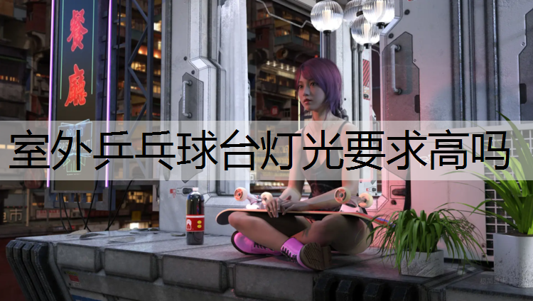 室外乒乓球台灯光要求高吗